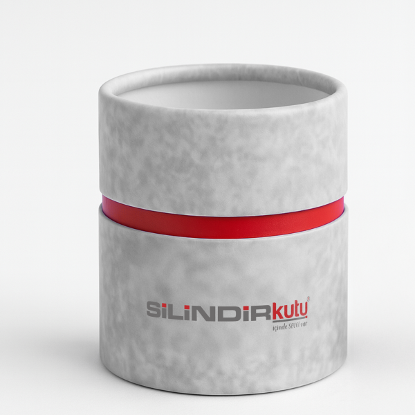 Silindir Kutu Karton Kapaklı 0